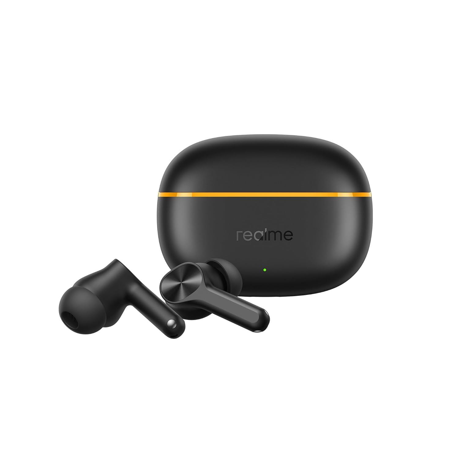 realme Buds T200 Lite Bluetooth in Ear Earbuds,4 Mic, AI ENC for Calls,48 Hours Total Playback with Fast Charging and Low Latency Gaming TWS,Google Fast Pair, with mic (Volt Black) (Upgrade) - Image 4