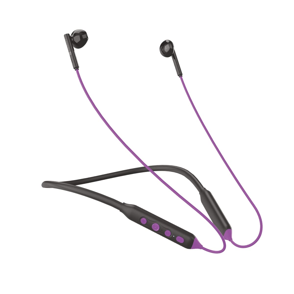 Portronics Harmonics Z5 Wireless Bluetooth Stereo Headset with 33Hrs Playtime, Double EQ Mode, 14.2 mm Dynamic Drivers, Click Action Buttons(Black | Blue | White | Purple | Read) - Image 21