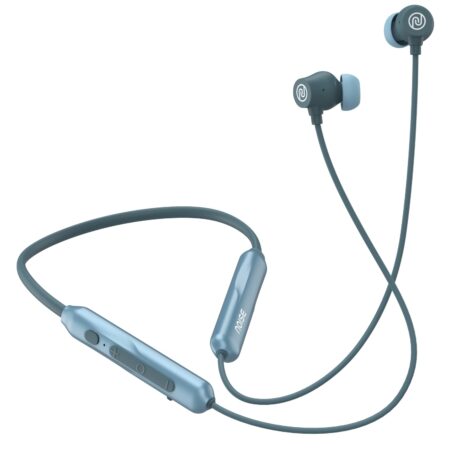 Noise Airwave Pro Bluetooth in Ear Neckband with Upto 32 dB ANC, 60H of Playtime, Dual Device Pairing, 3 Mic ENC for Calling, Low Latency(Upto 40ms), 13mm Driver, (Metallic Blue | Matte Black | Metallic Beige | Metallic Green)