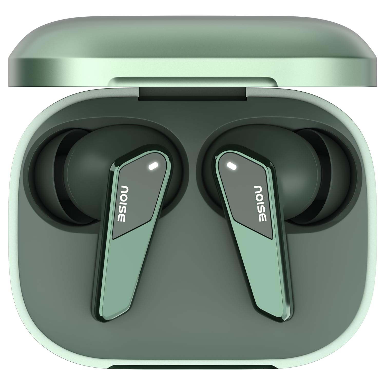 Noise Buds N1 Pro Truly Wireless Earbuds with Metallic Finish, ANC(Upto 30Db), 60H of Playtime, Dual Pairing, Instacharge(10 Min=200 Min), BT V5.3 ( Slate Black | Aurora Red | Chrome Beige | Chrome Green | Chrome Purple | Lunar Silver | Artic Blue | Desert Gold) (Upgrade) - Image 2