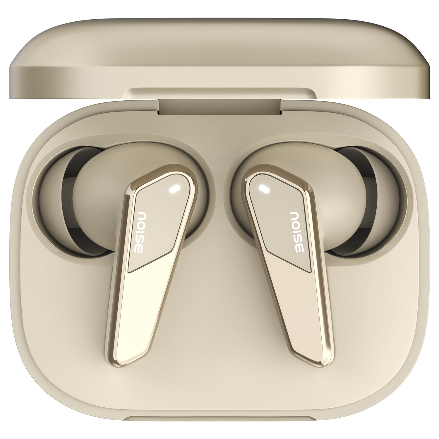 Noise Buds N1 Pro Truly Wireless Earbuds with Metallic Finish, ANC(Upto 30Db), 60H of Playtime, Dual Pairing, Instacharge(10 Min=200 Min), BT V5.3 ( Slate Black | Aurora Red | Chrome Beige | Chrome Green | Chrome Purple | Lunar Silver | Artic Blue | Desert Gold) (Upgrade) - Image 12