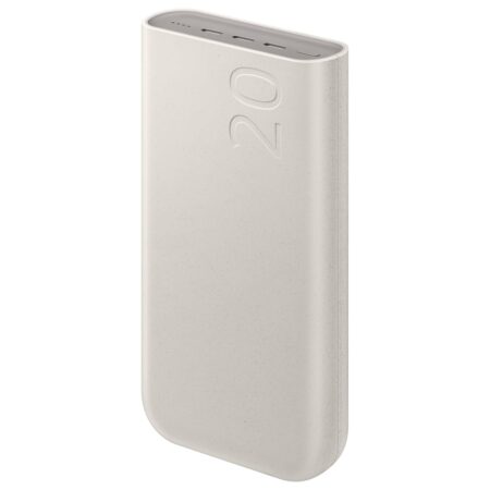 Samsung Galaxy 20000mAh Power Bank, Wired Battery Pack  (Gray)