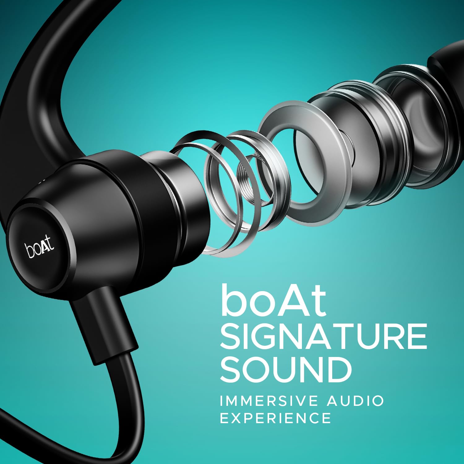 Boat Rockerz 255 Pro+, 60H Battery, Fast Charge, IPX7, Dual Pair,Low Latency,Magnetic Buds, Stream Ad Free Music via App Support, in Ear Bluetooth Neckband, Wireless with Mic Earphones (Active Black | Navy Blue | Cosmic Grey) (Upgrade) - Image 6