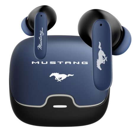 GOBOULT Mustang Derby Truly Wireless in Ear Earbuds with 100H Playtime, App Support, Dual Device Pairing, 4 Clear Calling ENC Mics, 45ms Low Latency, IPX5 Ear Buds TWS Bluetooth 5.4  (Derby |  Blue | Dash | Lavender |  Midnight | White | Z40 Black | Brown | Jungle)
