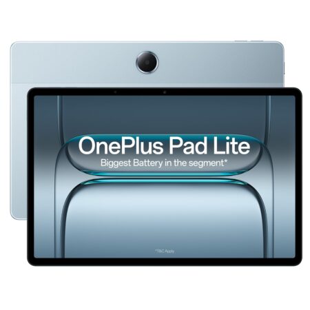 OnePlus Pad Lite with Biggest Battery in Segment 9340 mAh, 11"(27.94 cm) Display with 500 nits Brightness & 11 Hrs of Video Playback, 6GB RAM 128GB Storage, WiFi, Aero Blue (Upgrade)