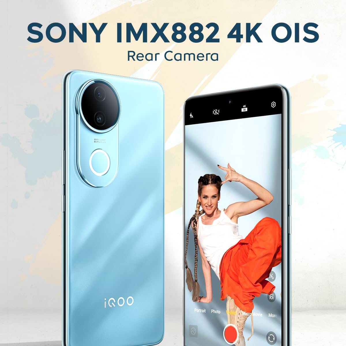 iQOO Z10R 5G (Aquamarine, 8GB RAM, 128GB Storage) | 32MP 4K Selfie Camera | Quad-Curved AMOLED Display | Dimensity 7400 Processor with 750K+ AnTuTu, (Quality Checked) - Image 5