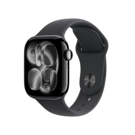 Apple Watch Series 11 GPS 42mm Silver Aluminium Case with Purple Fog Sport Band - S/M, (Jet Black Aluminium/Black |  Rose Gold Aluminium/Light Blush | Space Grey Aluminium/Black | Silver Aluminium/Purple Fog)