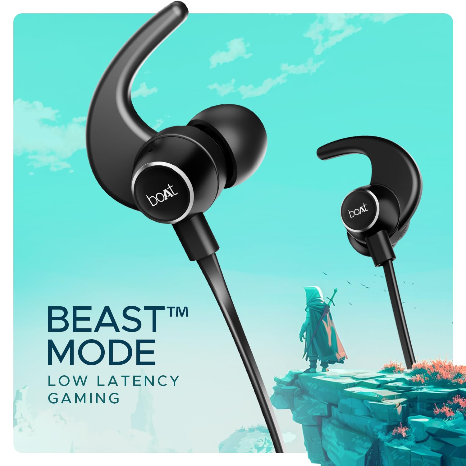 Boat Rockerz 255 Pro+, 60H Battery, Fast Charge, IPX7, Dual Pair,Low Latency,Magnetic Buds, Stream Ad Free Music via App Support, in Ear Bluetooth Neckband, Wireless with Mic Earphones (Active Black | Navy Blue | Cosmic Grey) (Upgrade) - Image 7