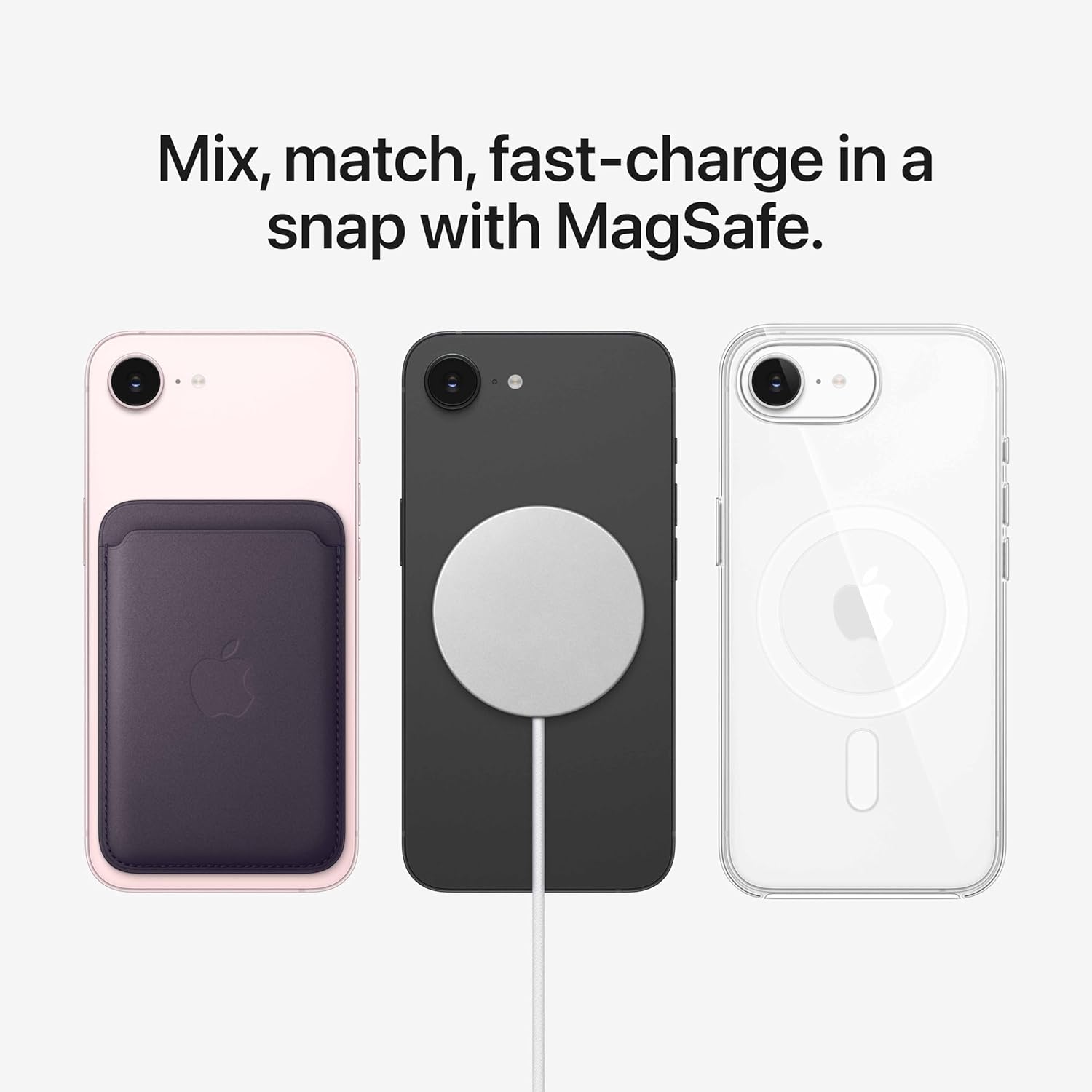 Apple iPhone 17e 256 GB: 15.40 cm (6.1″) Super Retina XDR Display, A19 Chip, All-Day Battery Life, 48MP Fusion Camera, 256GB Starting Storage, (White | Black | Soft Pink) - Image 6