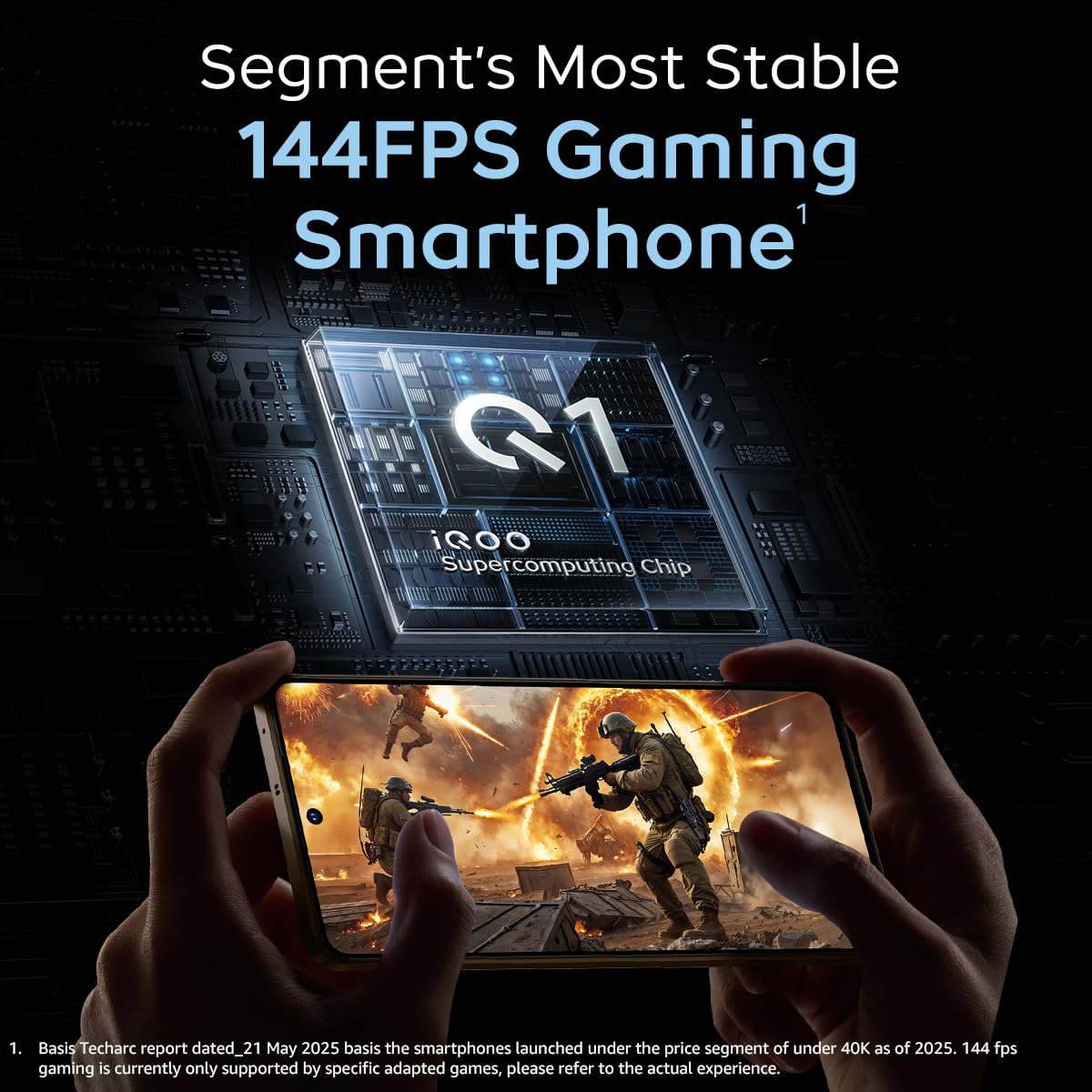 iQOO Neo 10 (Asphalt Black, 8GB RAM, 256GB Storage) | Segment's Fastest Processor* with Snapdragon 8s Gen 4 & Supercomputing chip Q1 | 120W FlashCharge | Segment's Brightest AMOLED Display* (Upgrade) - Image 6
