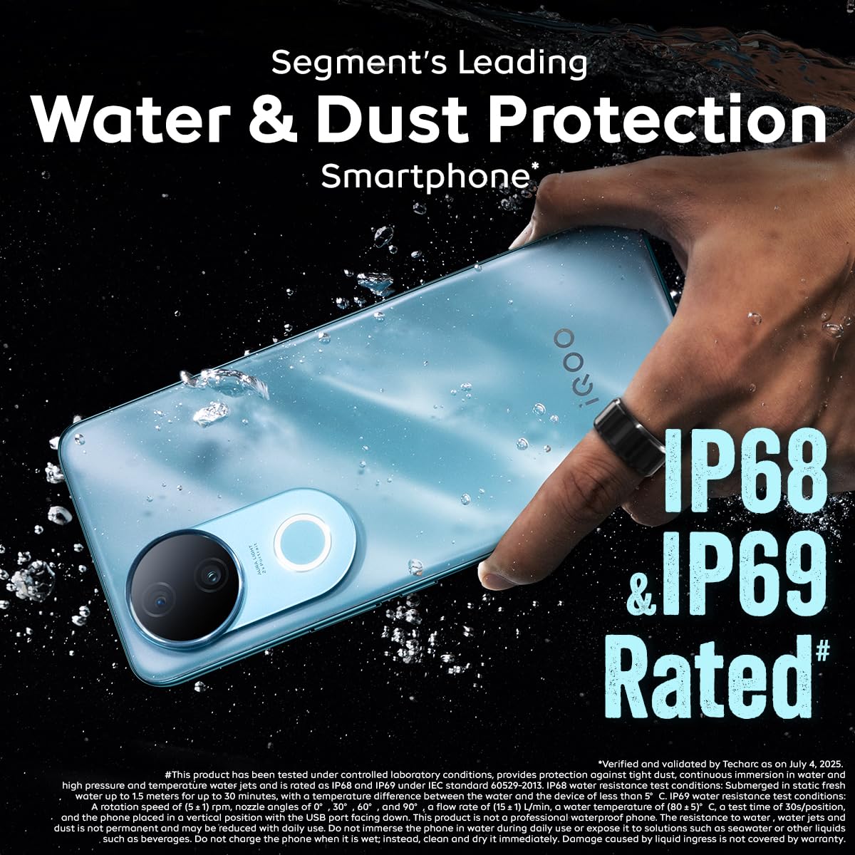iQOO Z10R 5G (Aquamarine, 8GB RAM, 128GB Storage) | 32MP 4K Selfie Camera | Quad-Curved AMOLED Display | Dimensity 7400 Processor with 750K+ AnTuTu, (Quality Checked) - Image 9