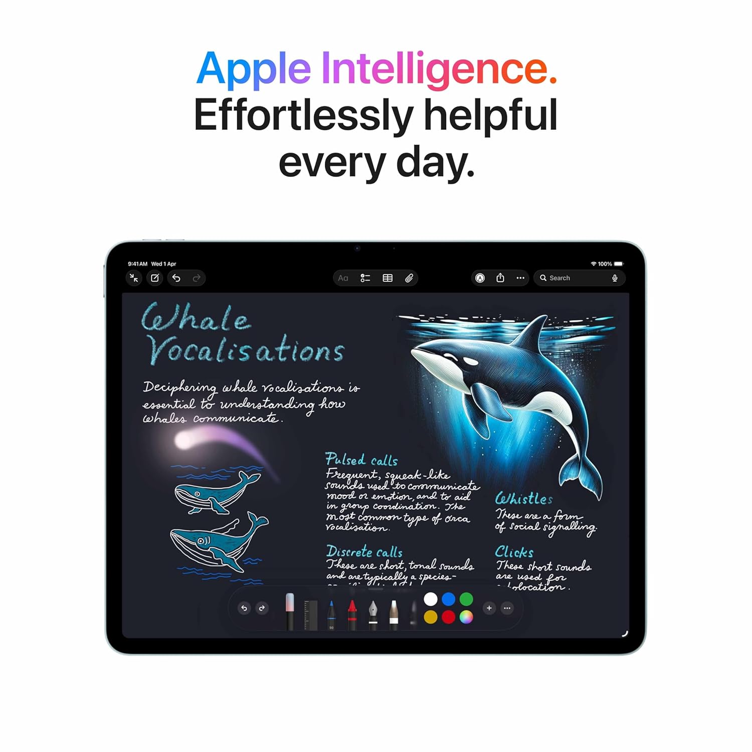 Apple iPad Air 27.59 cm (11″) (M4): Liquid Retina Display, 128 GB, 12MP Front/Back Camera, Wi-Fi 7 with Apple N1, Touch ID, All-Day Battery Life — Space Gray (Upgrade) - Image 6