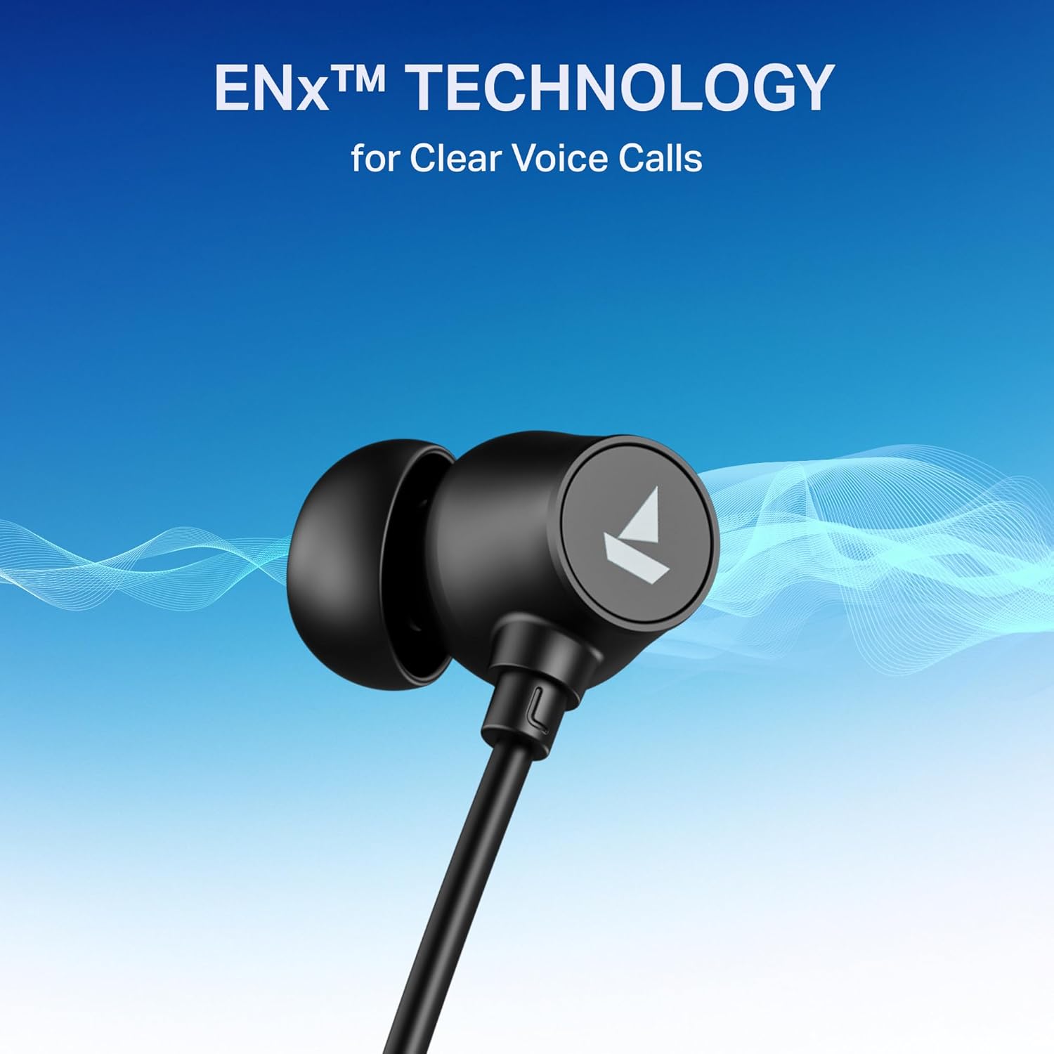 Boat Rockerz 301 ANC, (~30dB) ANC, 13mm Drivers,ENx, 40ms Low Latency, Hall Switch, Stream Ad Free Music via App Support, Bluetooth Neckband, Wireless with Mic Earphones (Onyx Black | Green) (Upgrade) - Image 11