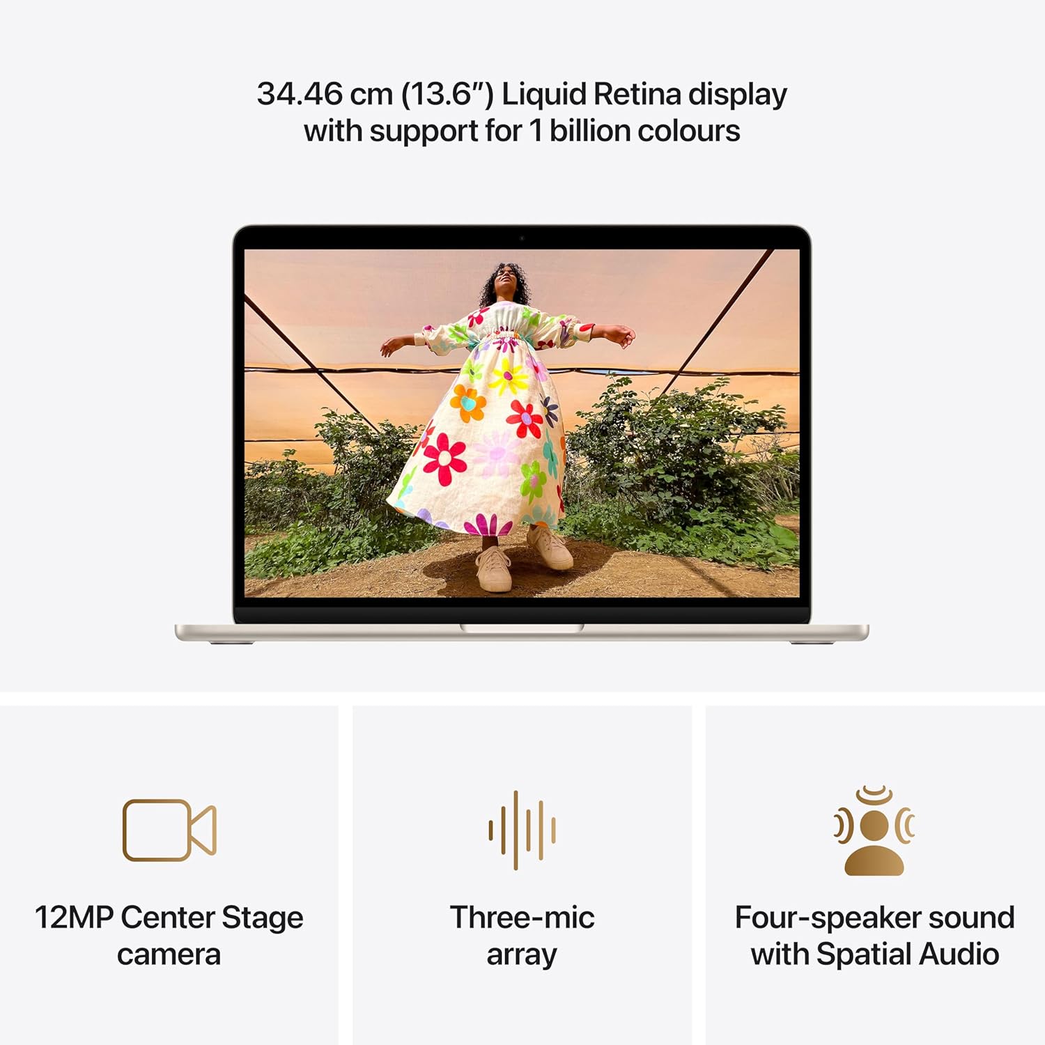 Apple MacBook Air 15″ Laptop with M5 chip: AI and Apple Intelligence, 38.91 cm (15.3″) Liquid Retina Display, 24GB Unified Memory, 1 TB SSD Storage, 12MP Center Stage Camera, Touch ID, (Silver | Starlight | Sky Blue | Midnight) - Image 19
