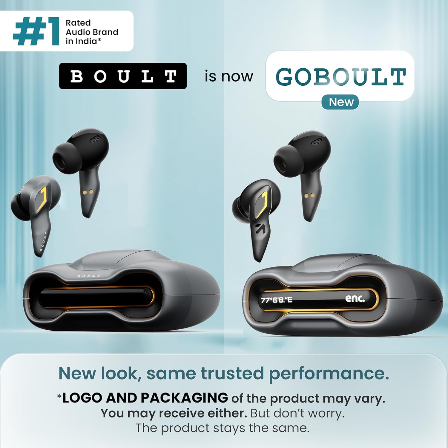 GOBOULT Astra Truly Wireless in Ear Earbuds with 48H Playtime, Built-in App Support, 45ms Low Latency Gaming, 4 Mics ENC, Breathing LEDs,13mm Bass Drivers, TWS Ear Buds (Smoky Metal | Black Gloss | White Opal | Powder Blue) - Image 16