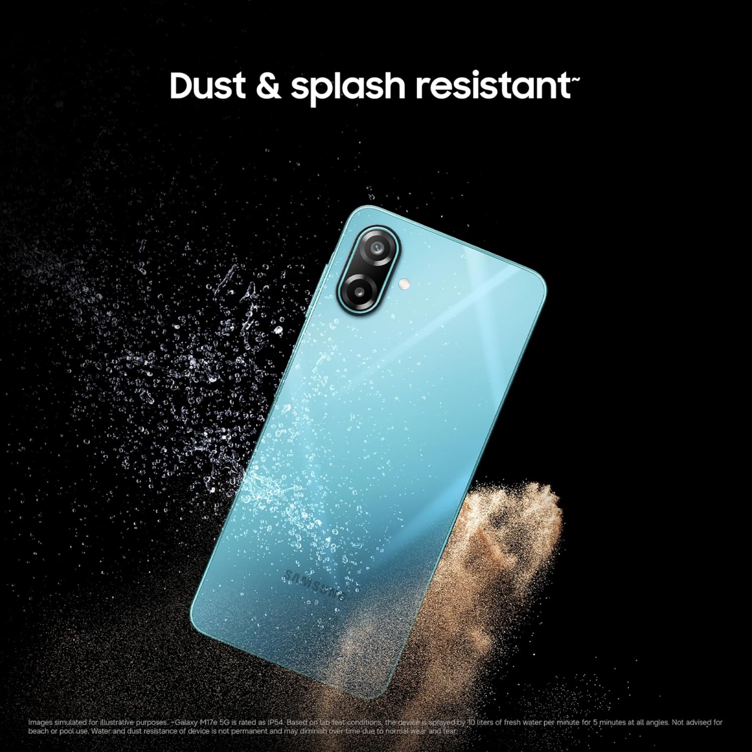 Samsung Galaxy M17e 5G Mobile (Vibe Violet, 6GB RAM, 128GB Storage) | Smoothest 120 Hz Refresh Rate| Monster 6000 mAh Battery | IP54 | 6 Gen OS Upgrades | AI | Gemini Live | Without Charger (Blitz Blue | Vibe Violet) - Image 8
