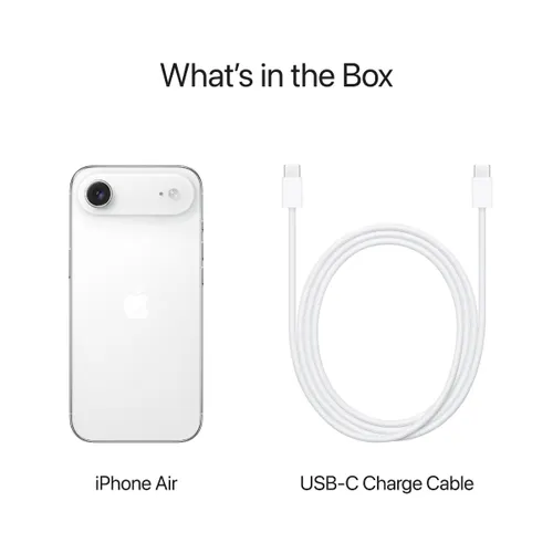 Apple iPhone Air 512 GB: Thinnest iPhone Ever, 16.63 cm (6.5″) Display with Promotion up to 120Hz, Powerful A19 Pro Chip, Center Stage Front Camera, All-Day Battery Life; Cloud White, (Upgrade) - Image 13