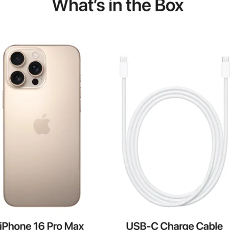 Apple iPhone 16 Pro 1 TB: 5G Mobile Phone with Camera Control, 4K 120 fps Dolby Vision and a Huge Leap in Battery Life. Works with AirPods, (Desert Titanium | Natural Titanium | White Titanium | Black Titanium)